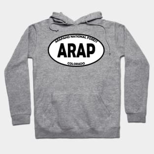 Arapaho National Forest oval Hoodie